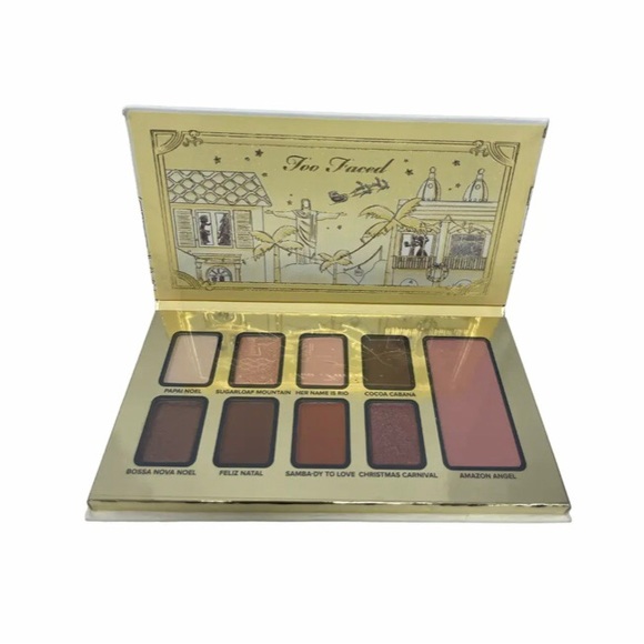 Too Faced Christmas around the World eye and cheek palettes NEW - Picture 4 of 5